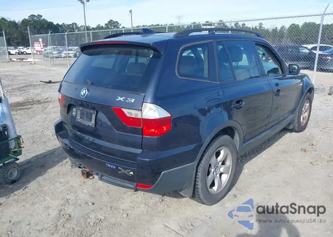 2008 BMW X3 3.0Si from USA, damaged, VIN WBXPC93438WJ06141
